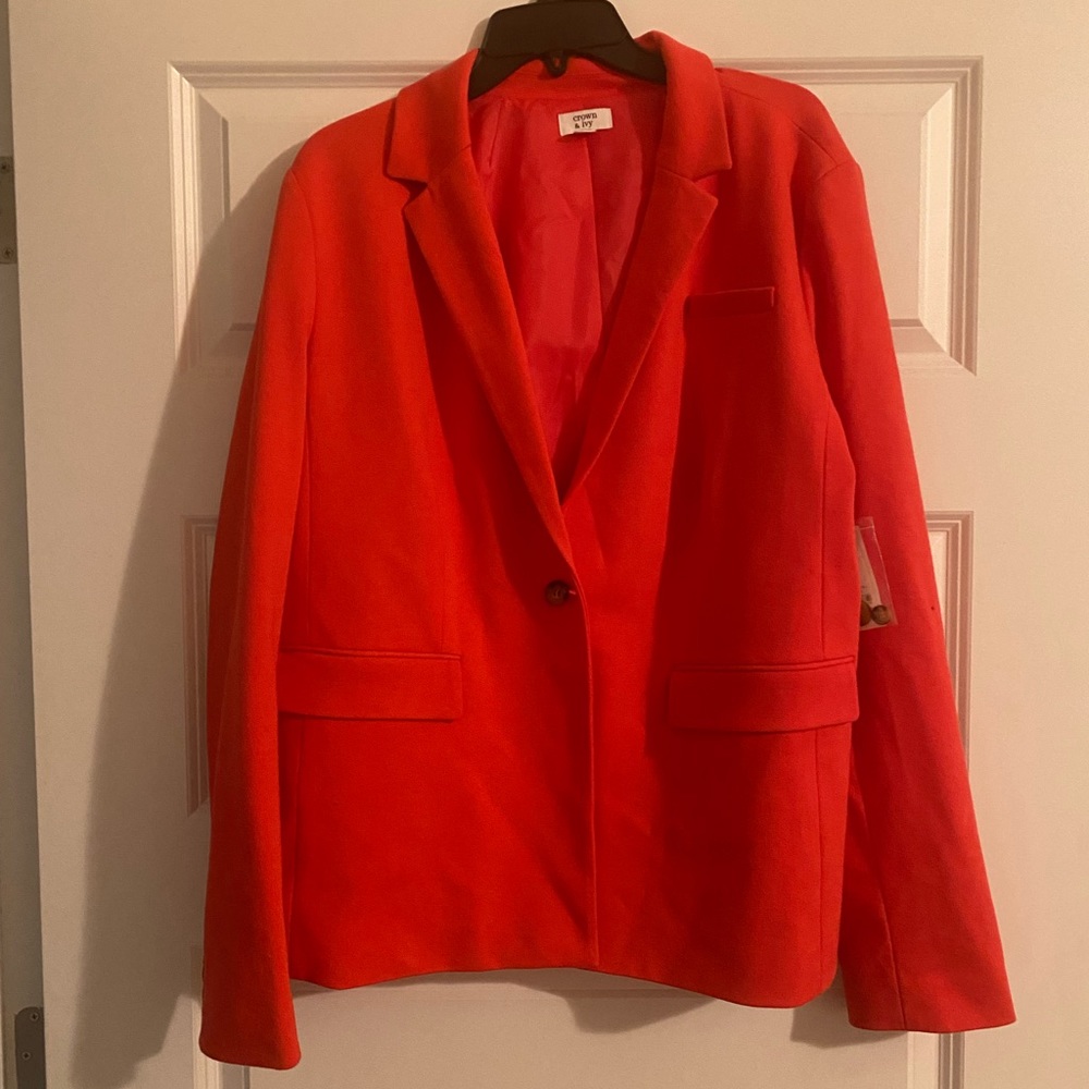 Crown and ivy red blazer
